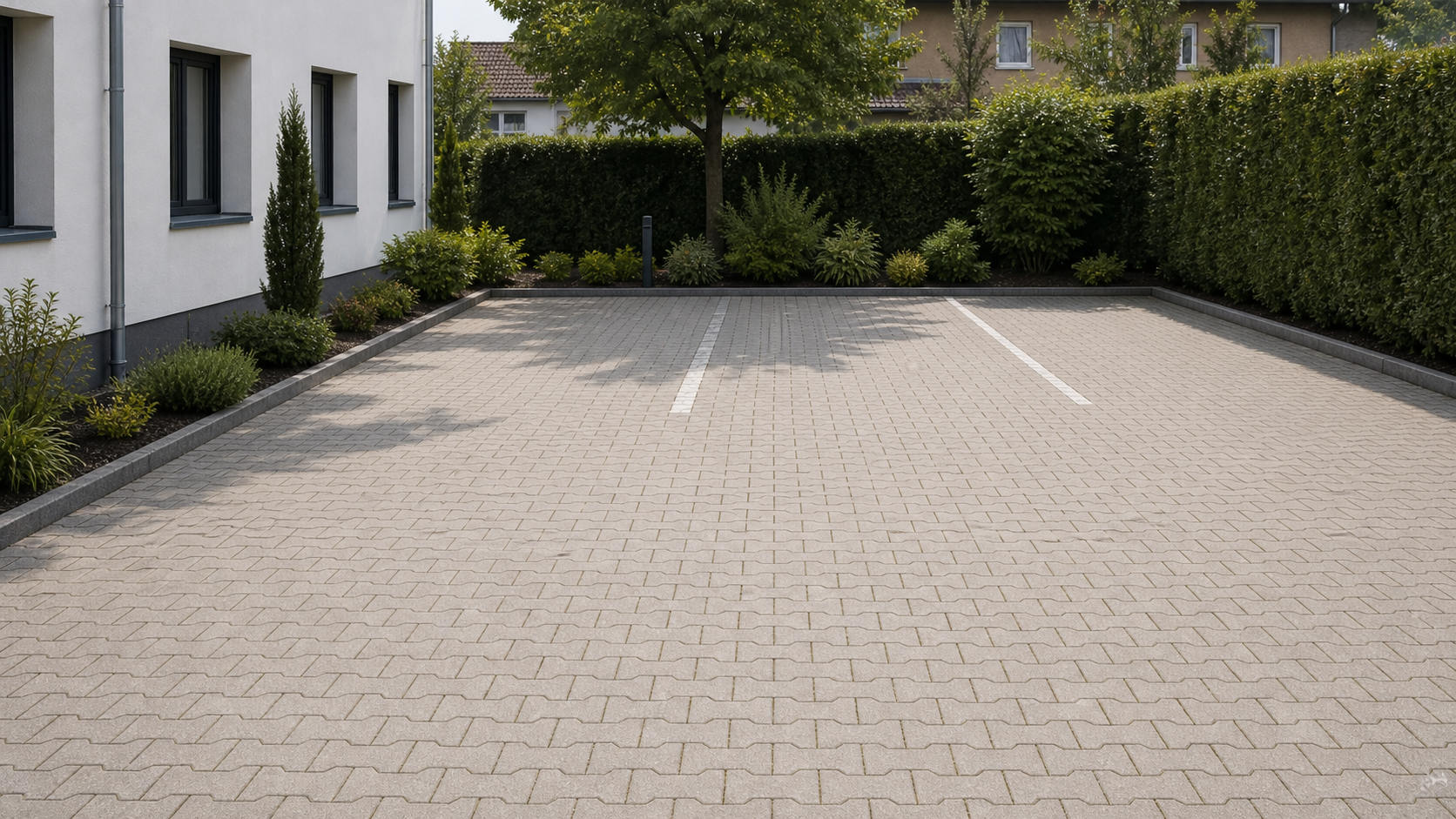 Parkplatzreinigung Würzburg Pflasterstein Steinreinigung